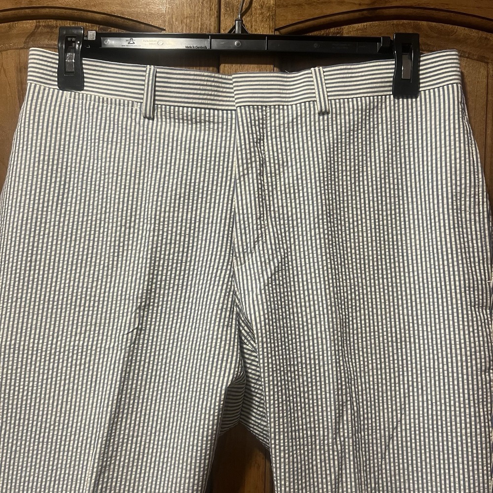 Lauren Ralph Lauren Striped Chinos in Gray and White